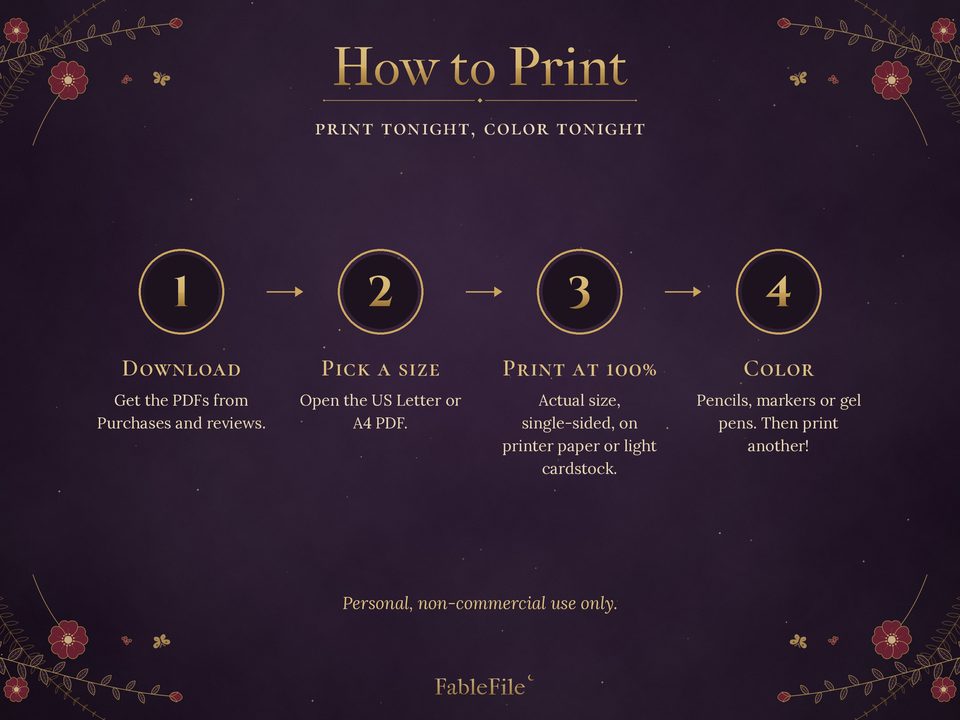 Christmas Coloring Pages: how to print