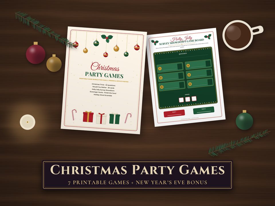 Christmas Party Games: cover image