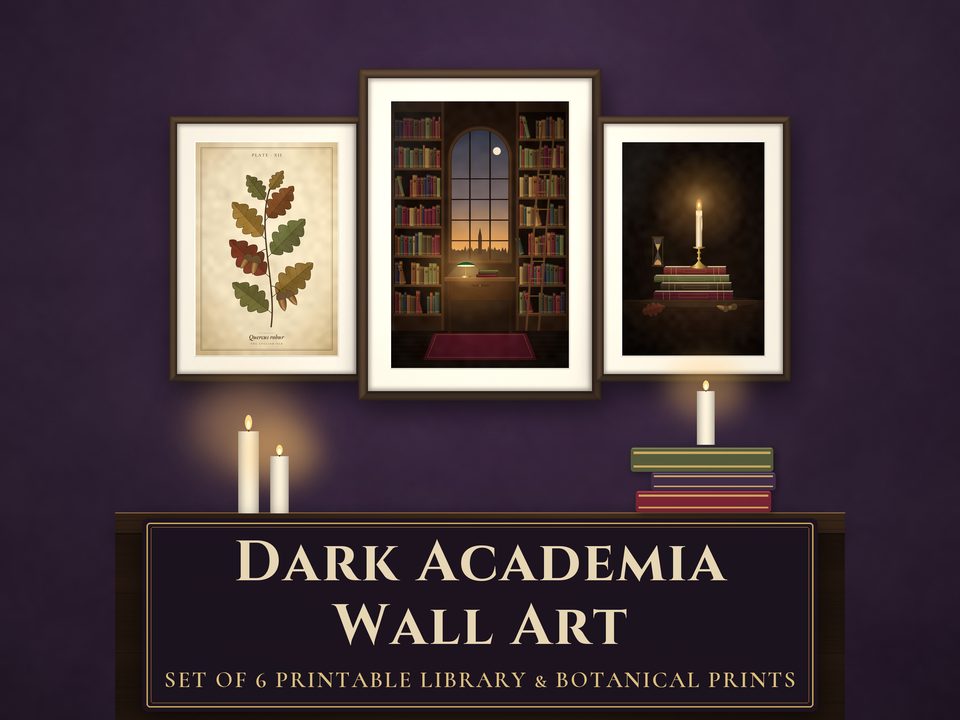 Dark Academia Wall Art: cover image